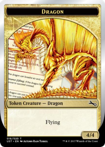 Unstable Dragon Token (foil)
