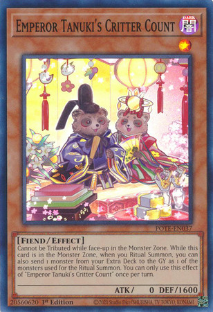 POTE-EN037 Emperor Tanuki's Critter Count