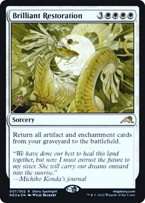 Brilliant Restoration (Prerelease foil) | Kamigawa: Neon Dynasty