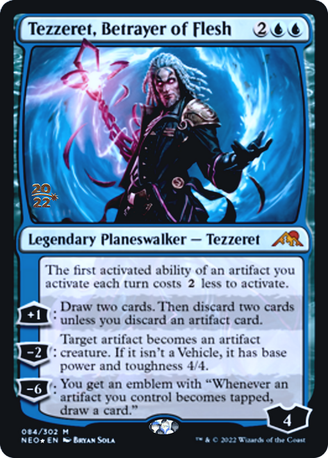 Tezzeret, Betrayer of Flesh (Prerelease foil)