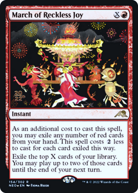March of Reckless Joy (Prerelease foil)