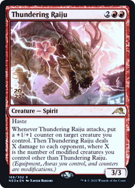 Thundering Raiju (Prerelease foil)
