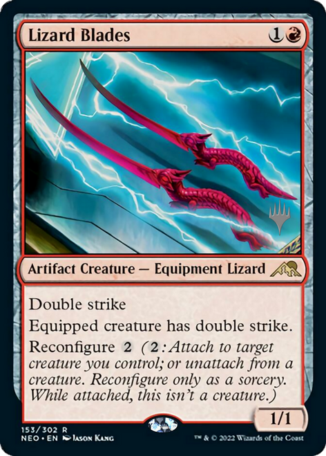 Lizard Blades (Promo Pack foil) | Kamigawa: Neon Dynasty