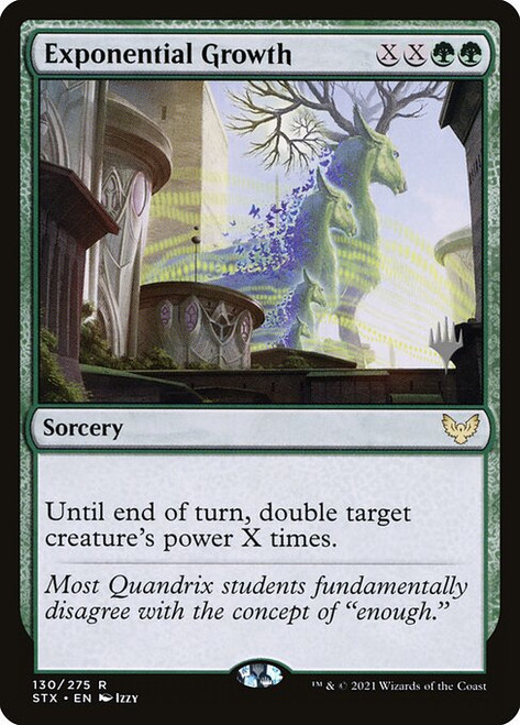 Exponential Growth (Promo Pack non-foil) | Strixhaven: School of Mages