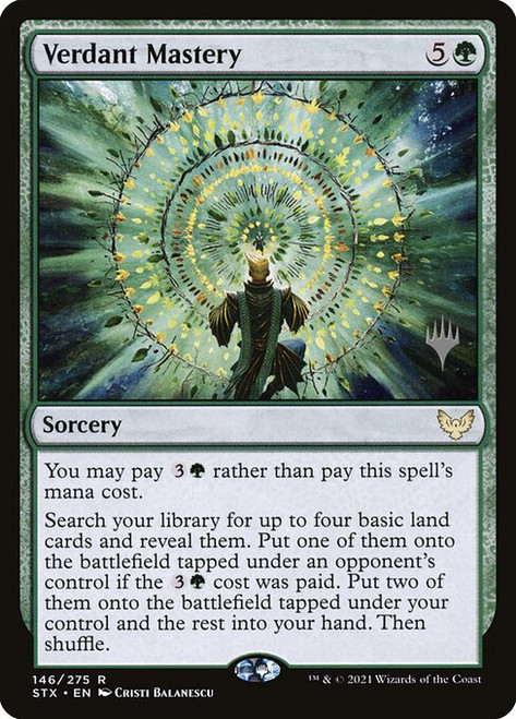 Verdant Mastery (Promo Pack foil)