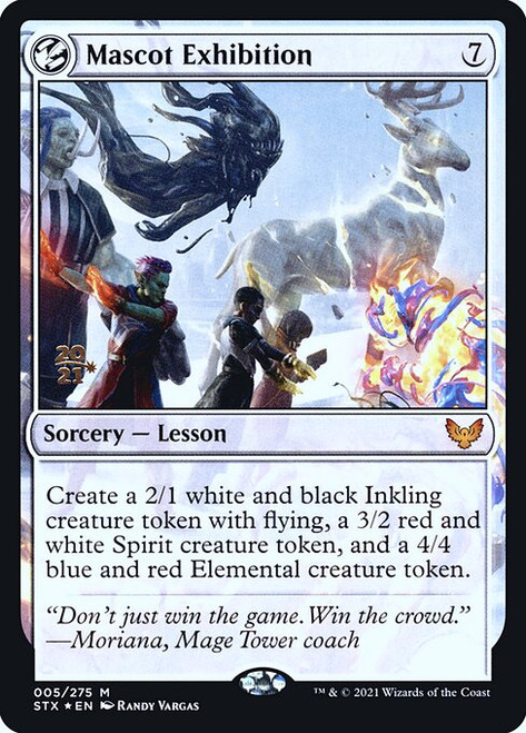 Mascot Exhibition (Strixhaven: School of Mages Prerelease foil)