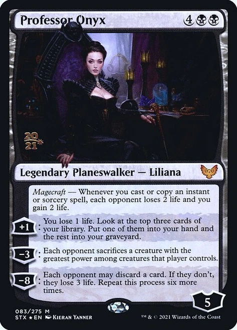 Professor Onyx (Strixhaven: School of Mages Prerelease foil)