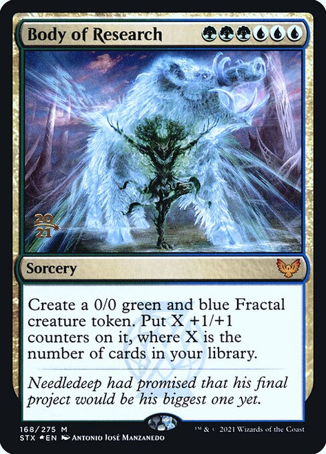 Body of Research (Strixhaven: School of Mages Prerelease foil)