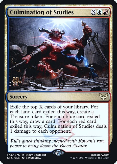 Culmination of Studies (Strixhaven: School of Mages Prerelease foil)