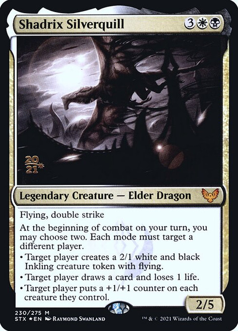 Shadrix Silverquill (Strixhaven: School of Mages Prerelease foil)