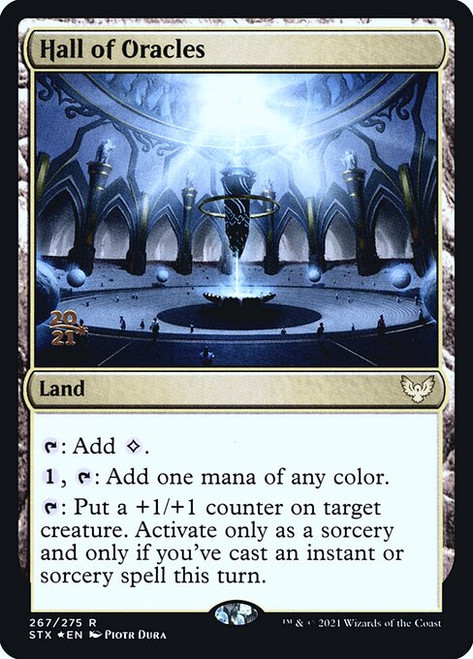 Hall of Oracles (Strixhaven: School of Mages Prerelease foil)