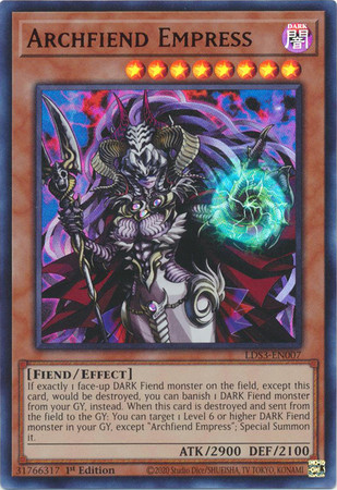 LDS3-EN007 Archfiend Empress (Red)