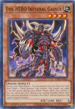 LDS3-EN023 Evil HERO Infernal Gainer