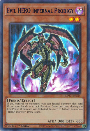 LDS3-EN024 Evil HERO Infernal Prodigy (Blue)