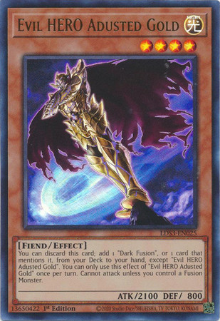LDS3-EN025 Evil HERO Adusted Gold (Gold)