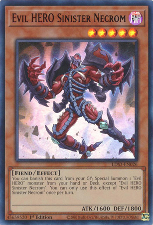 LDS3-EN026 Evil HERO Sinister Necrom (Red)