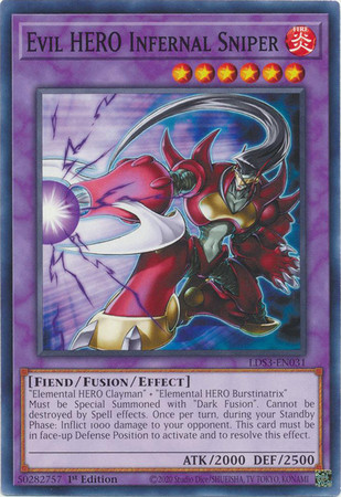 LDS3-EN031 Evil HERO Infernal Sniper