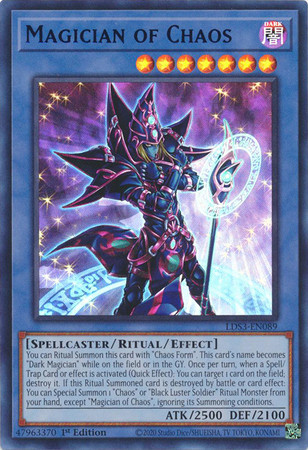 LDS3-EN089 Magician of Chaos (Blue)