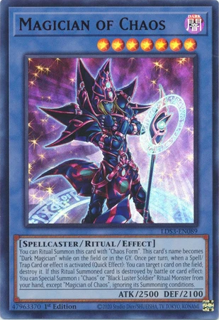 LDS3-EN089 Magician of Chaos (Red)