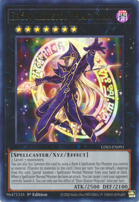 LDS3-EN091 Ebon Illusion Magician (Gold)