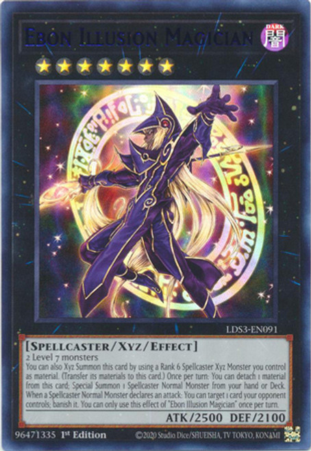 LDS3-EN091 Ebon Illusion Magician (Blue)