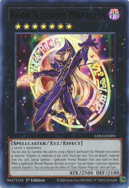 LDS3-EN091 Ebon Illusion Magician (Red)