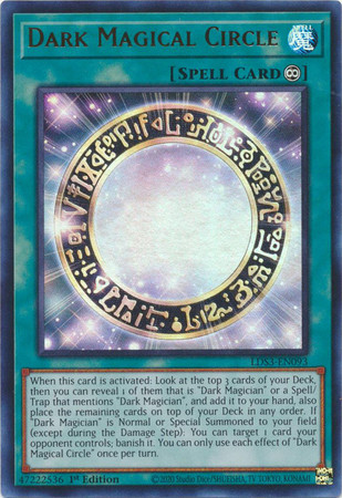 LDS3-EN093 Dark Magical Circle (Gold)