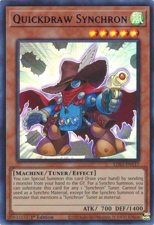 LDS3-EN117 Quickdraw Synchron (Blue)