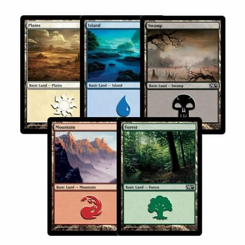 Basic Land Repack - 100 of each colour - 500 Land