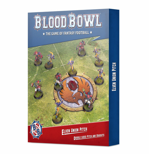 Blood Bowl - Elven Union Team Pitch and Dugouts