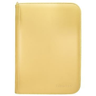 Vivid 4-Pocket Zippered PRO-Binder - Yellow