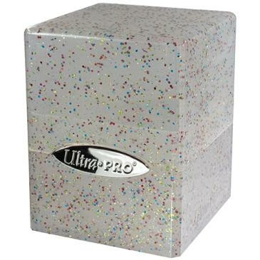 Satin Cube - Glitter Clear