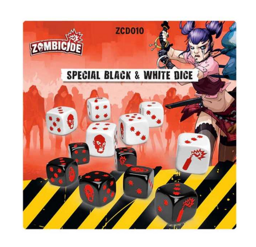 Zombicide: Special Black and White Dice - Second Edition