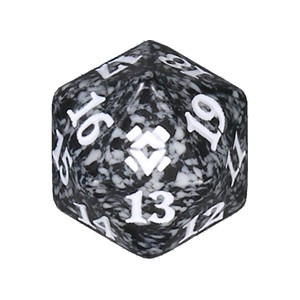 Magic Zendikar Rising Spindown Dice - Black