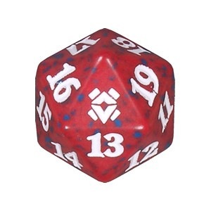 Magic Zendikar Rising Spindown Dice - Red