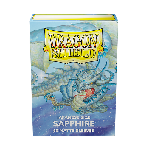 Dragon Shield Small Sleeves - Matte Sapphire Turikos (60)