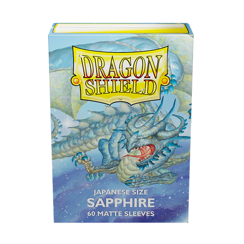Dragon Shield Small Sleeves - Matte Sapphire Turikos (60)