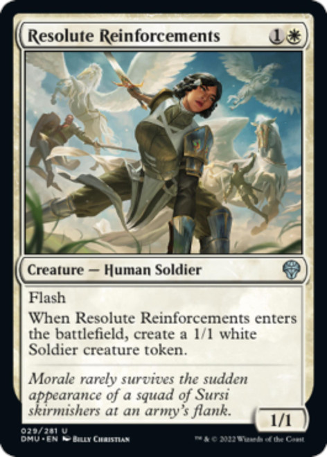 Resolute Reinforcements (Foil) | Dominaria United