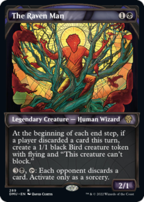 The Raven Man (Stained-Glass Foil)