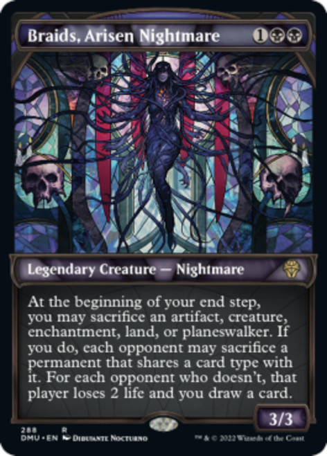 Braids, Arisen Nightmare (Stained-Glass) | Dominaria United