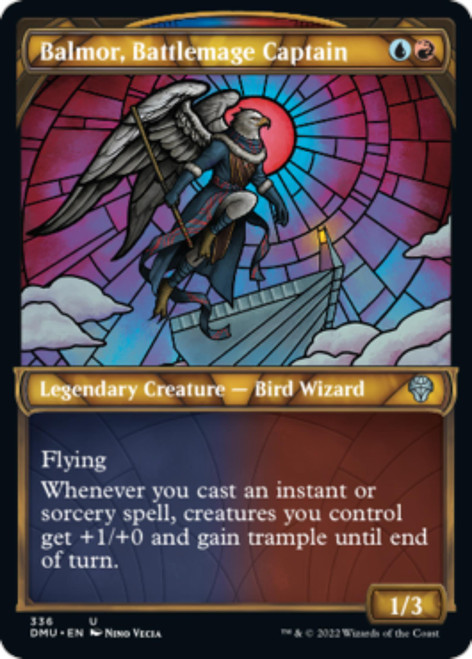 Balmor, Battlemage Captain (Stained-Glass Textured Foil)