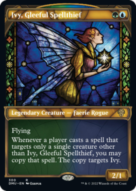 Ivy, Gleeful Spellthief (Stained Glass) | Dominaria United