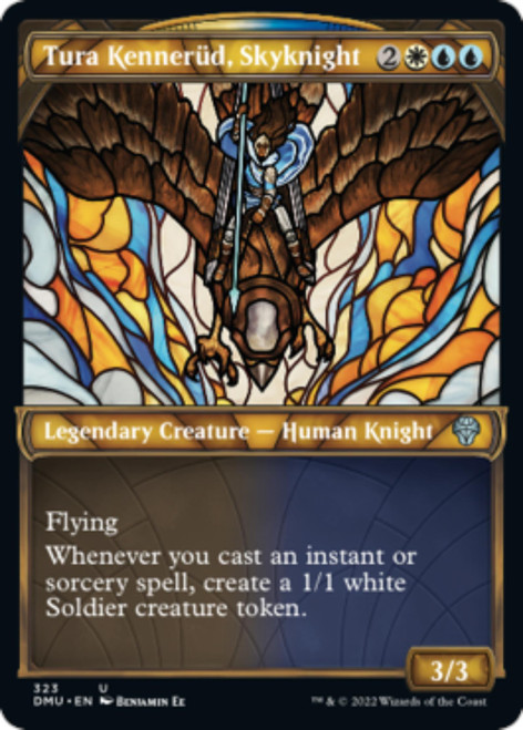 Tura Kennerud, Skyknight (Stained Glass) | Dominaria United