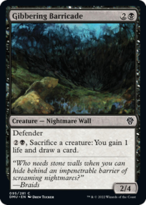 Gibbering Barricade (foil)