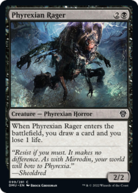 Phyrexian Rager (foil) | Dominaria United