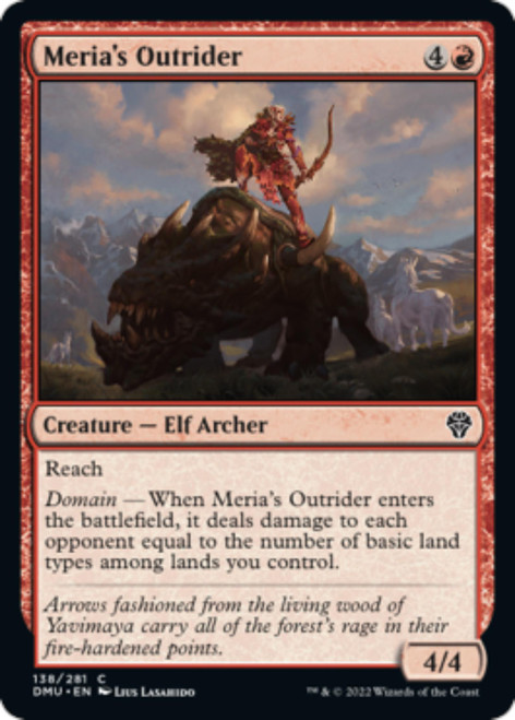 Meria's Outrider (foil)