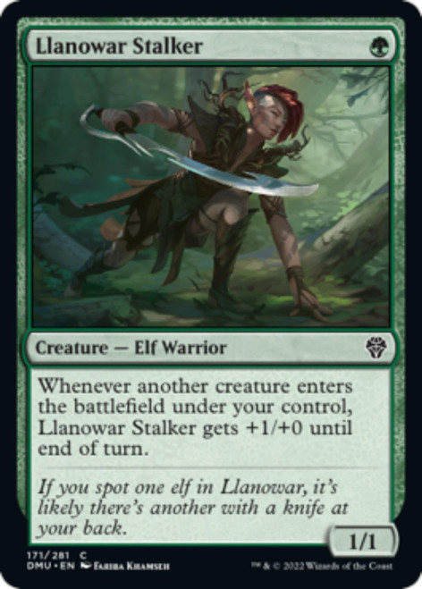 Llanowar Stalker (foil)
