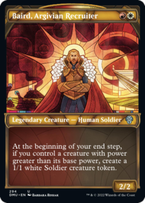 Baird, Argivian Recruiter (Stained-Glass foil)