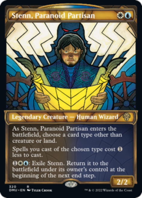 Stenn, Paranoid Partisan (Stained-Glass foil)