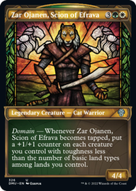 Zar Ojanen, Scion of Efrava (Stained-Glass foil)